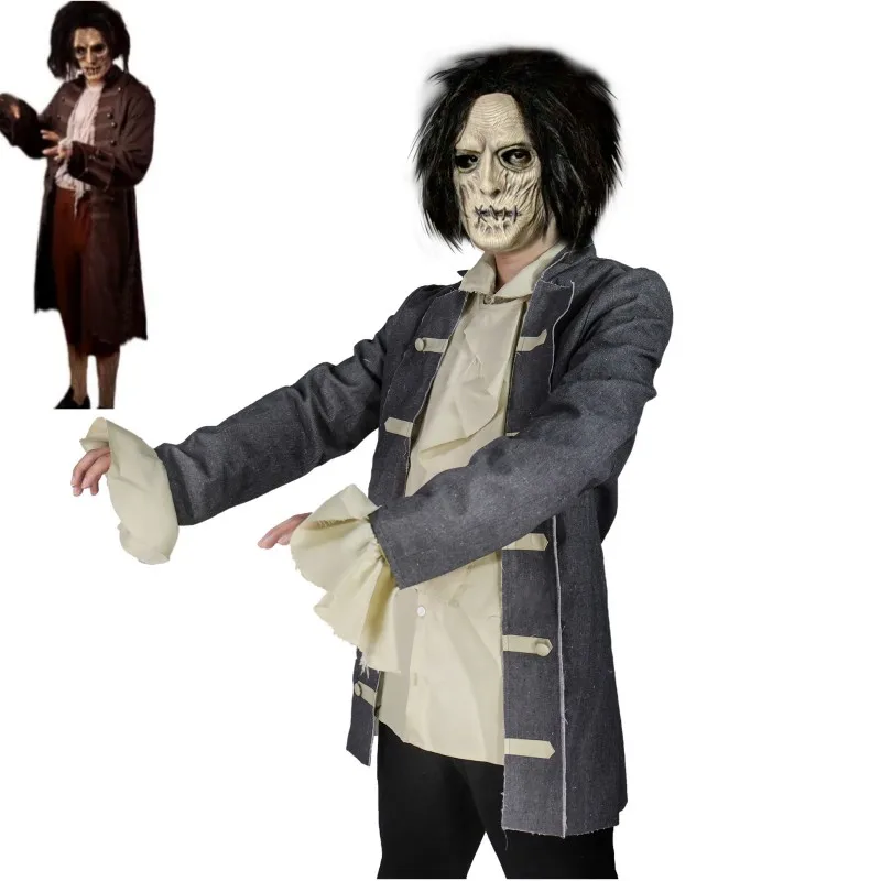 XQMovie Hocus Pocus Billy Butcherson Cosplay Costume Anime Adult Child Coat Lining Uniform Halloween Stage Performance Suit view 5