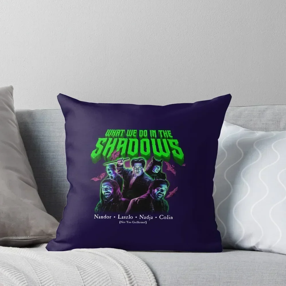 

What We Do in the Shadows Group Photo Poster Sweatshirt Throw Pillow Cushion Cover For Sofa christmas supplies pillow