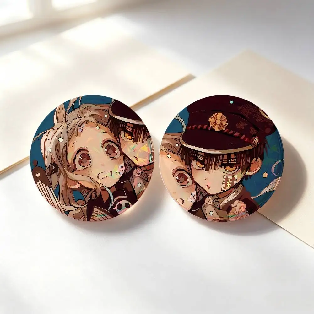 Toilet-bound Hanako-kun Anime Badges Button Round Creative Pin Brooch Badge Bag Decor Accessories Fans Collect Friends Gifts