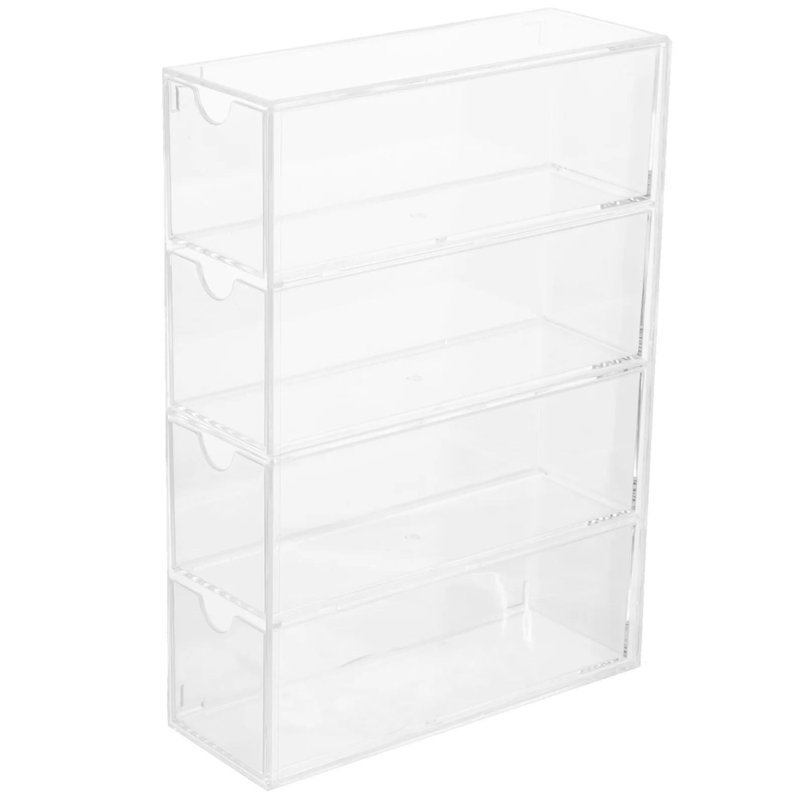 

Durable Acrylic Sunglasses Organizer 4-Drawers Clear Eyeglass Holder for Home Shop Office Use Sunglasses Organizer