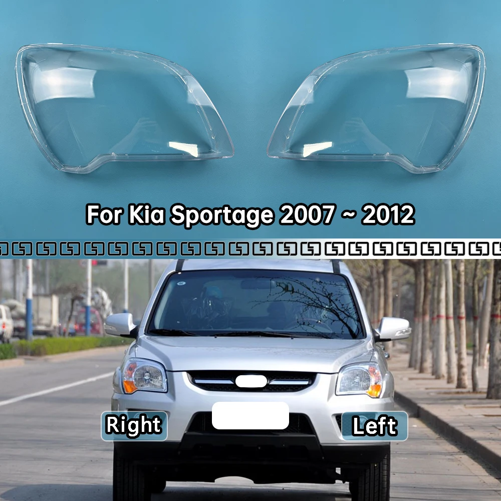 

For Kia Sportage 2007 2008 2009 2010 2011 2012 Car Headlamp Lens Cover Transparent Lampshade Clear Headlight Shell