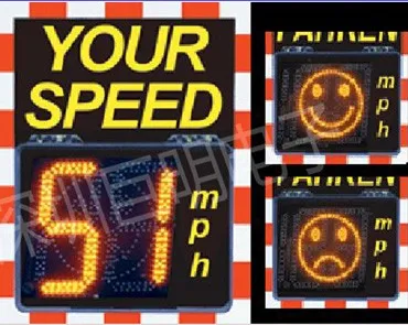 Factory Direct Traffic Display Signs Led Car Digital Speed Display Solar Radar Speed Display Sign