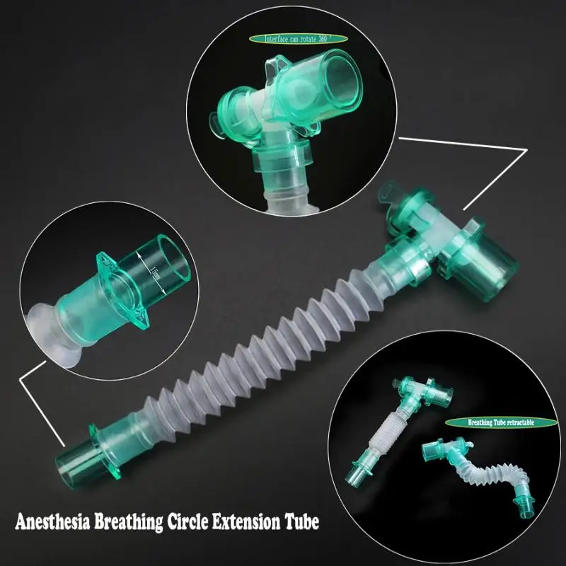 1Pcs Extension Tube Sterile Anesthesia Breathing Circuit Thread Catheter Anesthesia Breathing Circuit With Gas Sampling Por