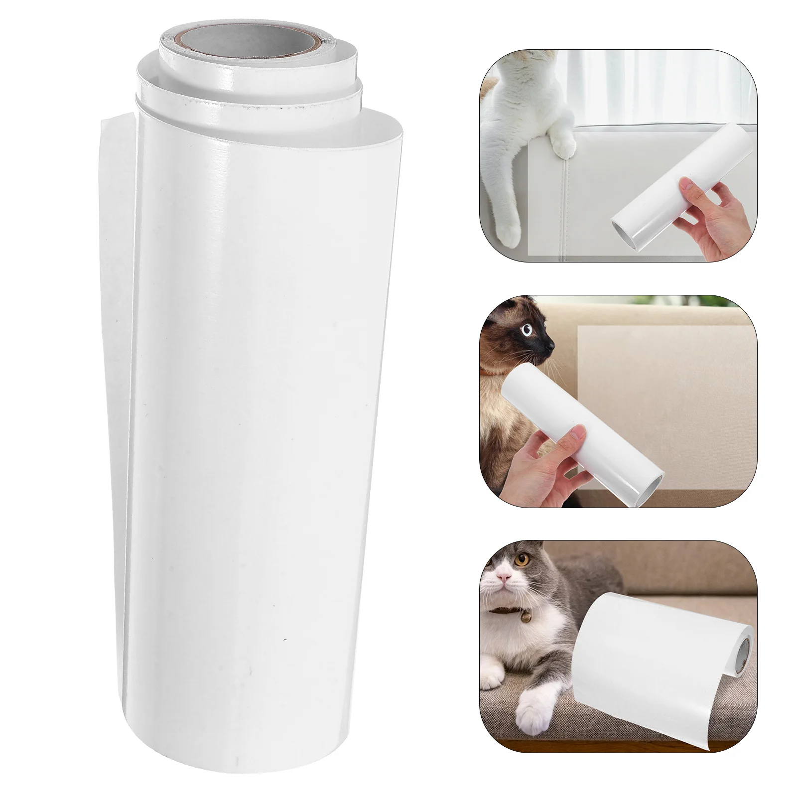 

1 Roll Scratch Furniture Protector Self Adhesive Sofa Couch Door Protective Tape Anti Scratch Furniture Protector