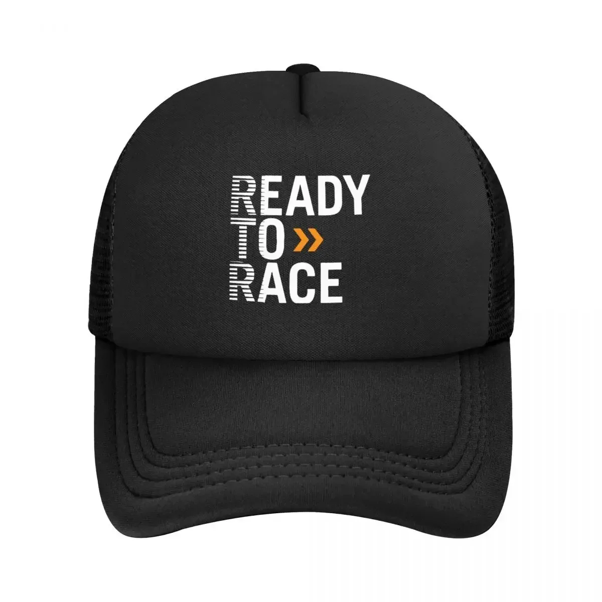 Ready To Race Mesh Baseball Cap Unisex Fashion Trucker Hat Motocross Bitumen Bike Life Dad Hat Adjustable Polyester Sports Cap