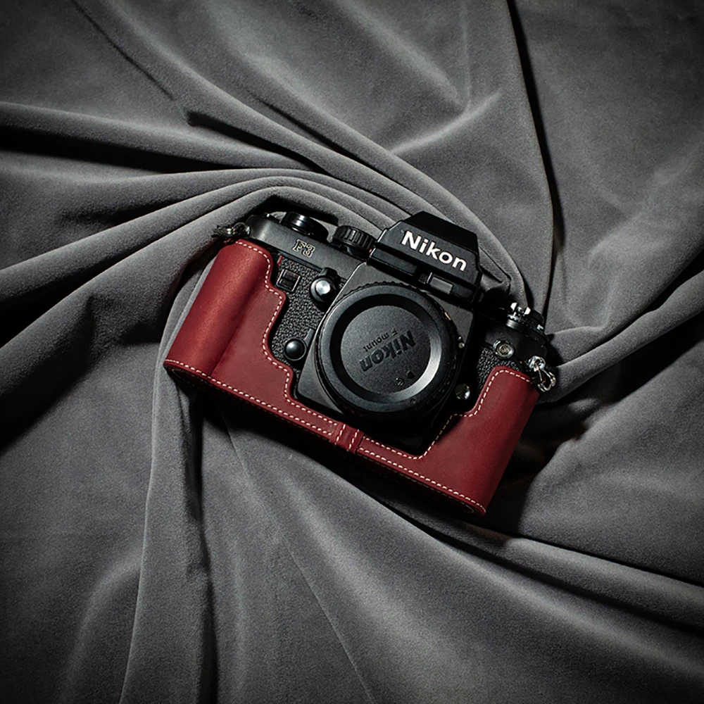 

For Nikon F3 Case F3HP F3AF F3T FM3A F2 F2S F2A F2 Case Genuine Real Leather Cover Protective Case for Camera Protective Case