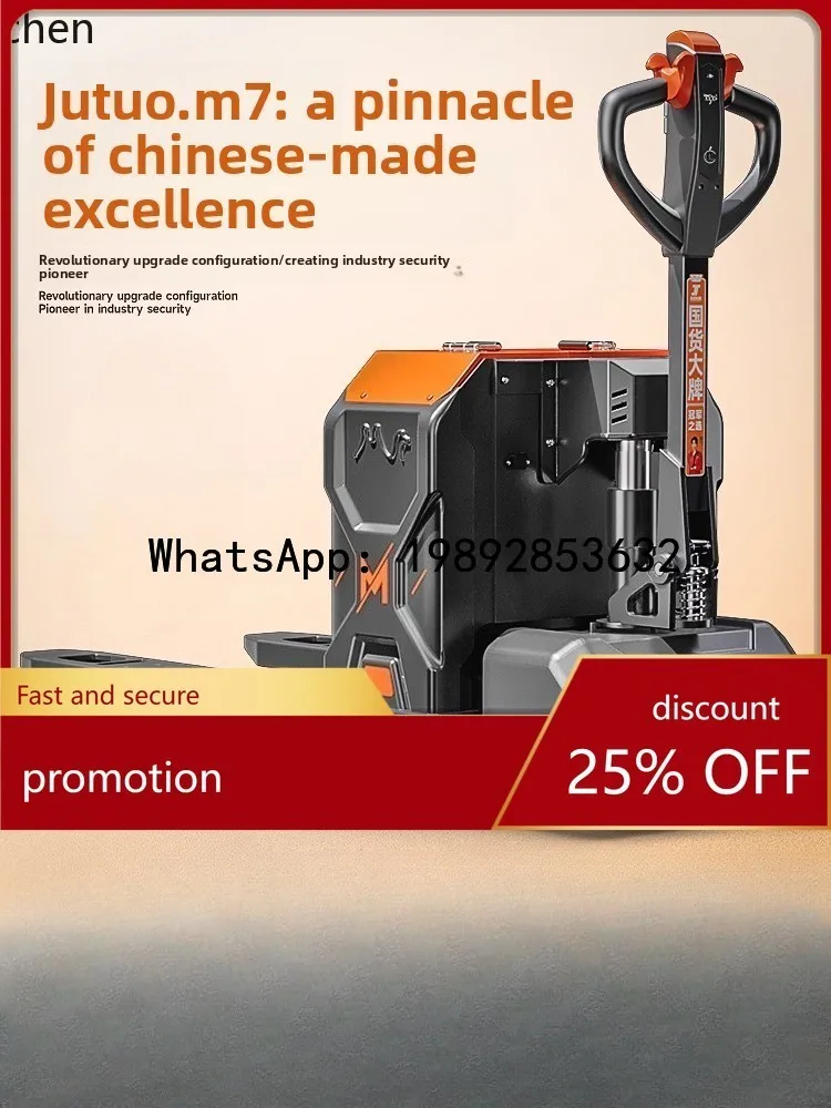 Electric Forklift Off-Road Fully Automatic Electric Pallet  for Warehouse and Construction Site Hydraulic Hand Pallet ruck