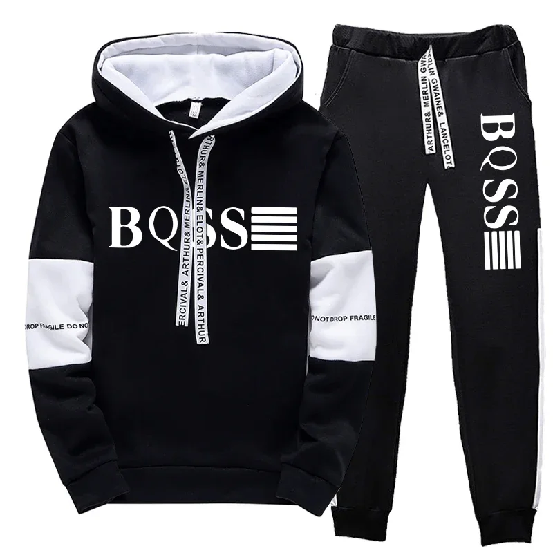 Herbst Winter Qualität Täglichen Sweatshirts für Männer Mode Männer der Trainingsanzug Druck Hoodies Casual Sport Jogginghose Männlich Heiße Verkäufe