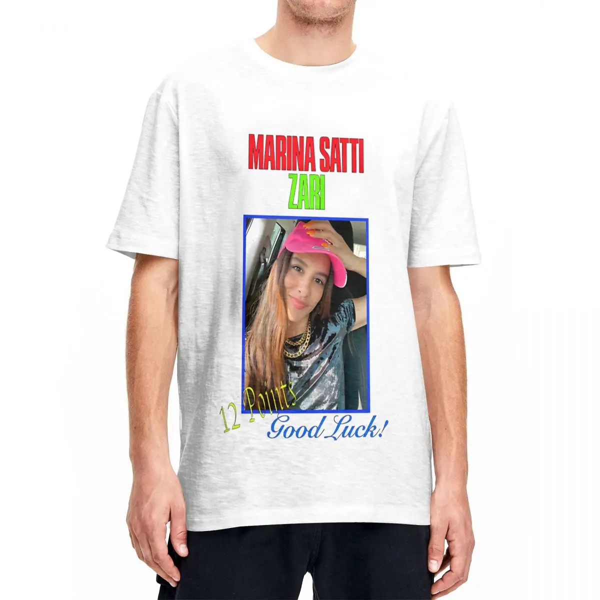 Zari Marina Satti 2024 Greece T-Shirts Men Women Awesome 100% Cotton Tees Crewneck Short Sleeve T Shirts Party Clothes