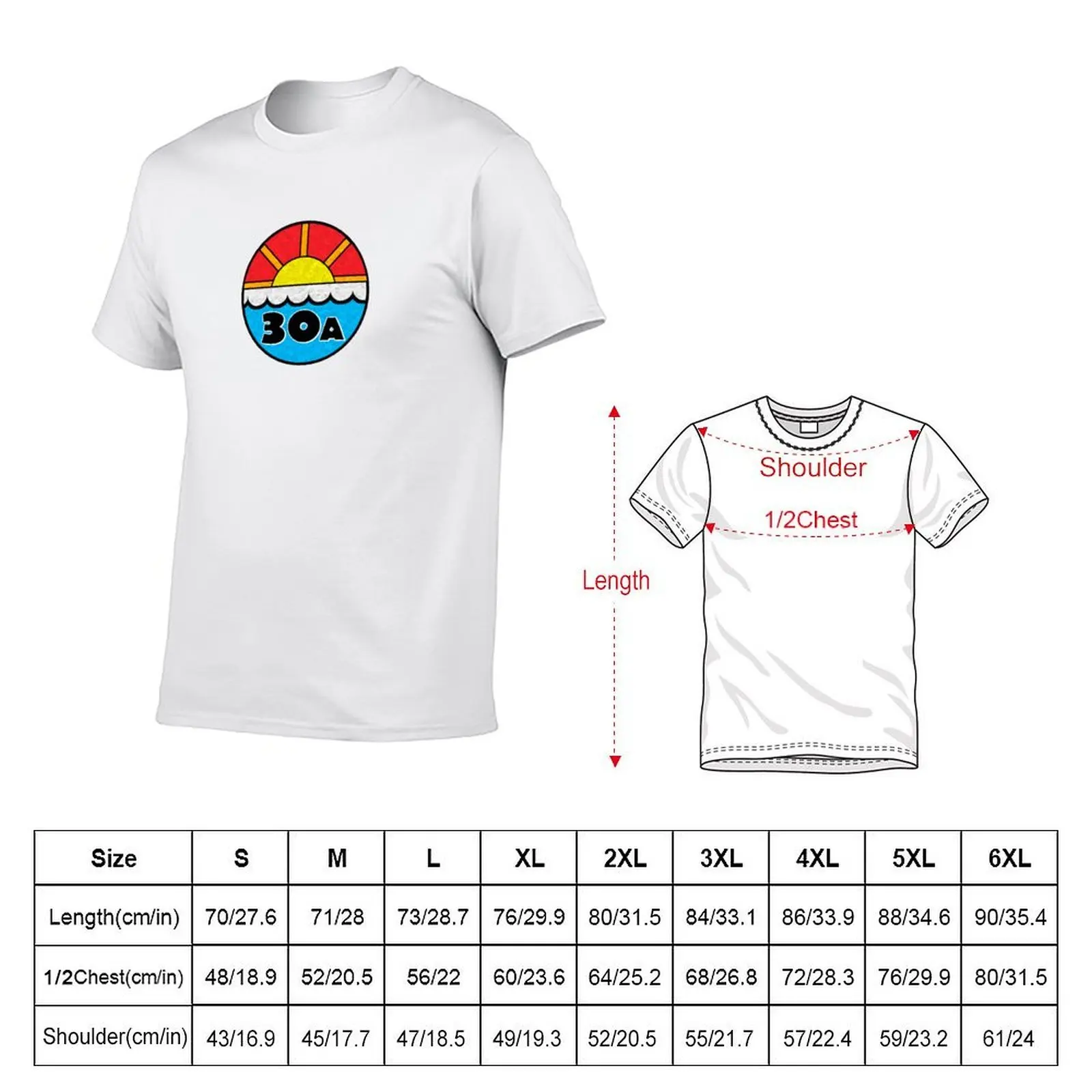 30A Emerald Coast Beach Ocean Vacation Florida T-Shirt man t shirt designer cotton t shirts man 100% cotton t shirt man T-shirt