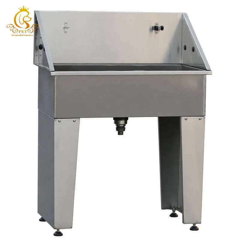 EUR PET Customizable Stainless Steel Dog Grooming Tub Safe Pet Washing Station Pet Bath Sink for Spa Salon Wholesale Available