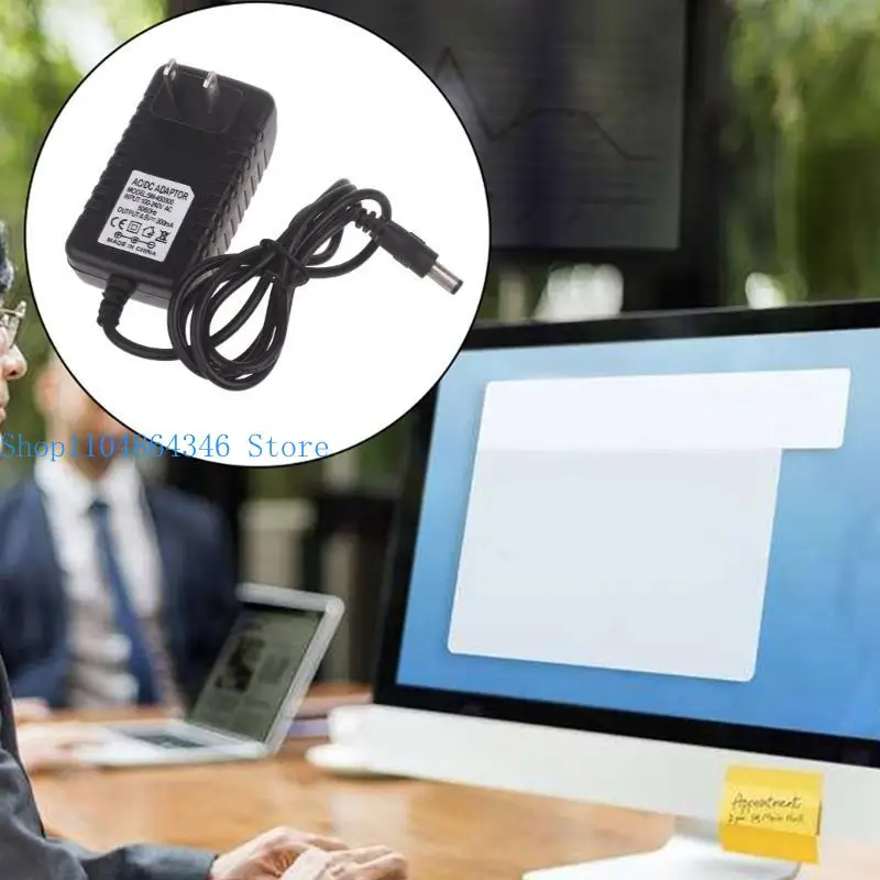 652F 4.5V 1A/4.5V 300mA Power Supply Adapter Plug 5.5x2.5mm Tip Negative Sleeve Positive Wall for LED Lights
