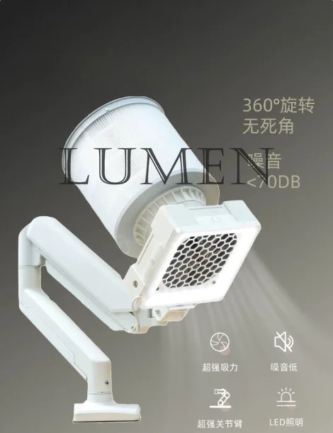 Desktop High Power Dust Collector, Manicure Vacuum with HEPA Air Purification for Wood Carving Engraving Dental Craft Dust