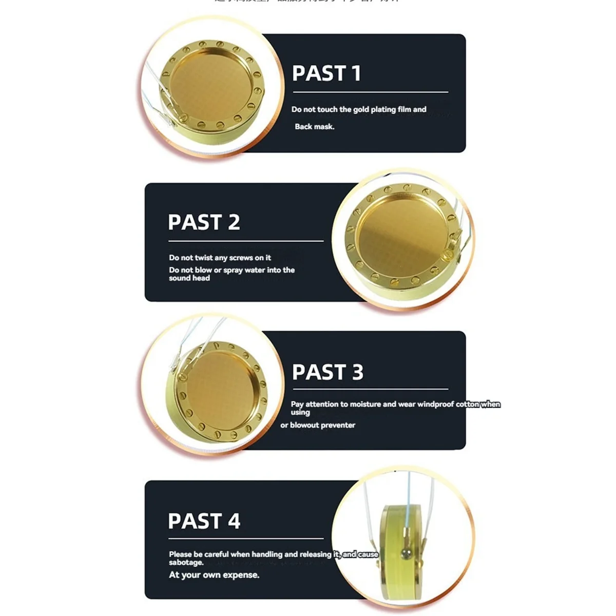 AAA87 ไมโครโฟนไดอะแฟรม Core แคปซูลไดอะแฟรมขนาดใหญ่คอนเดนเซอร์ไมโครโฟนอุปกรณ์เสริม 34 มม.สําหรับสตูดิโอบันทึก