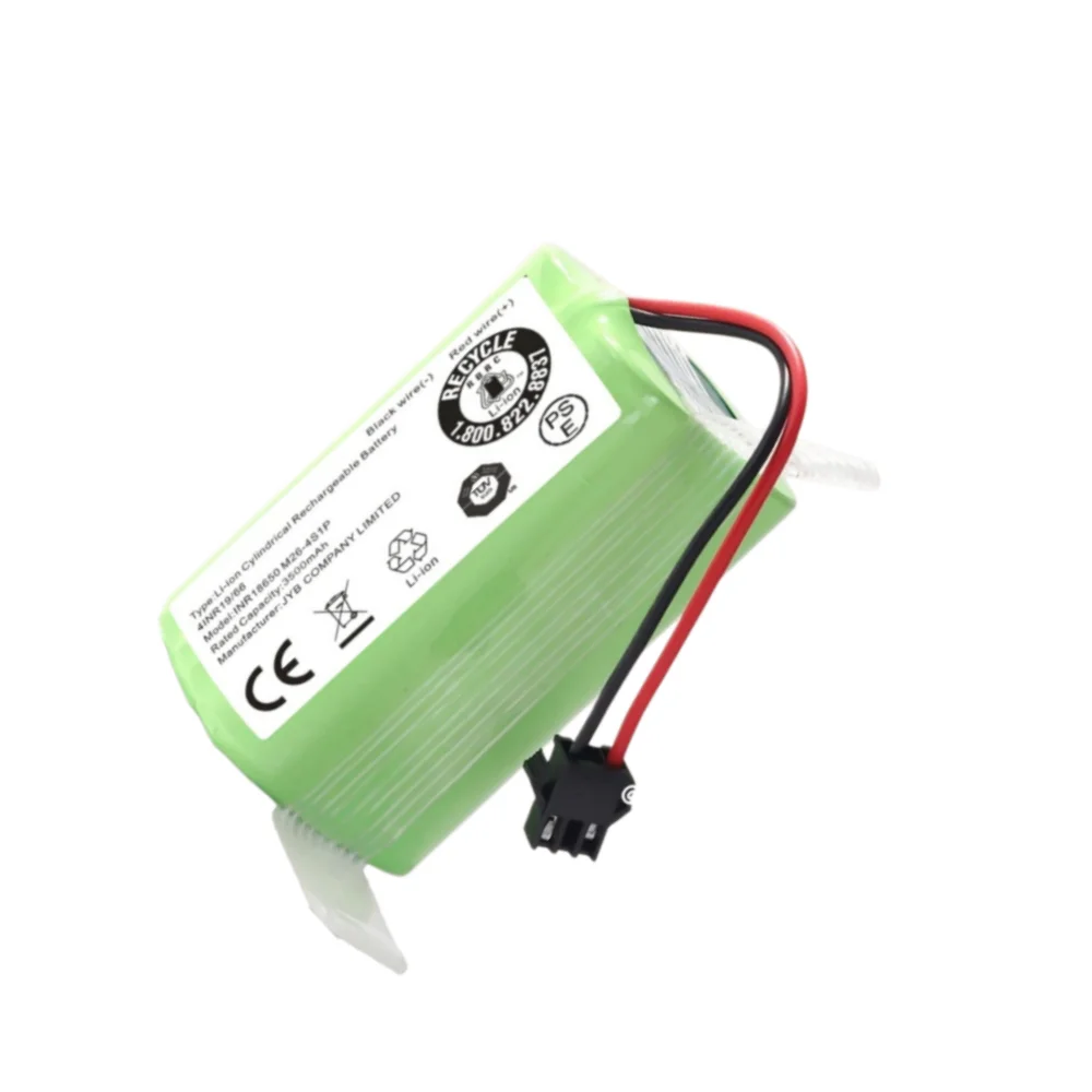 

Rechargeable 14.4V 3500mAh Li-ion Battery Pack for Eufy RoboVac 11 11S 15 30 30C Max Ecovacs Deebot N79 Robot Vacuum.