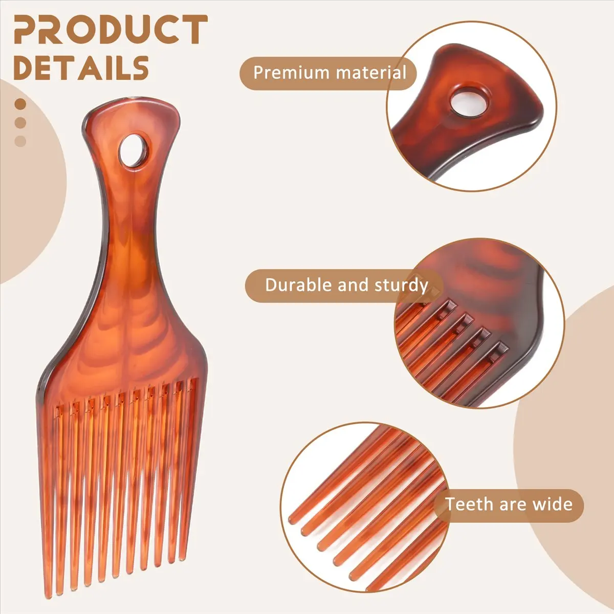 【~ NEW A89Z】Hair Comb Hair Fork Comb Insert Hairdressing Curly Hair Brush Comb Hairbrush Styling Tool for Men & Women