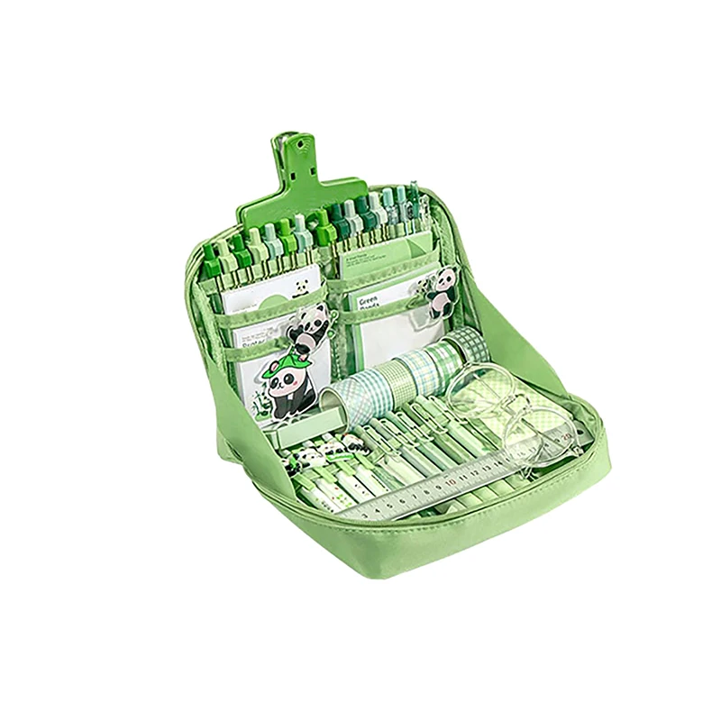 Grande Capacidade Lápis Case, 12 Camadas, Canvas Pen Bag, MultiFunction, papelaria portátil de armazenamento, Material Escolar Estudante