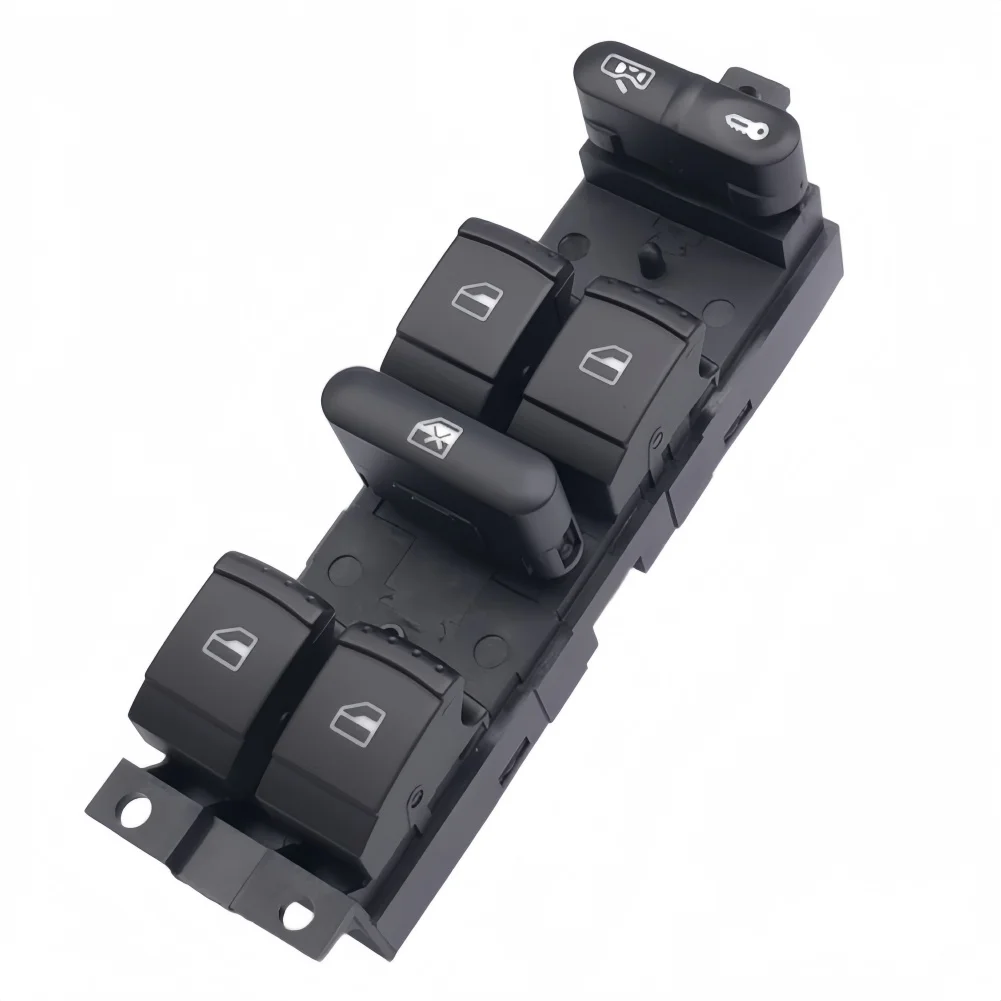 18G959857A Power Window Control Switch Black ABS Plastic 10 Pin Connector For Bora For Passat For Golf For Jetta MK4 For Sagitar