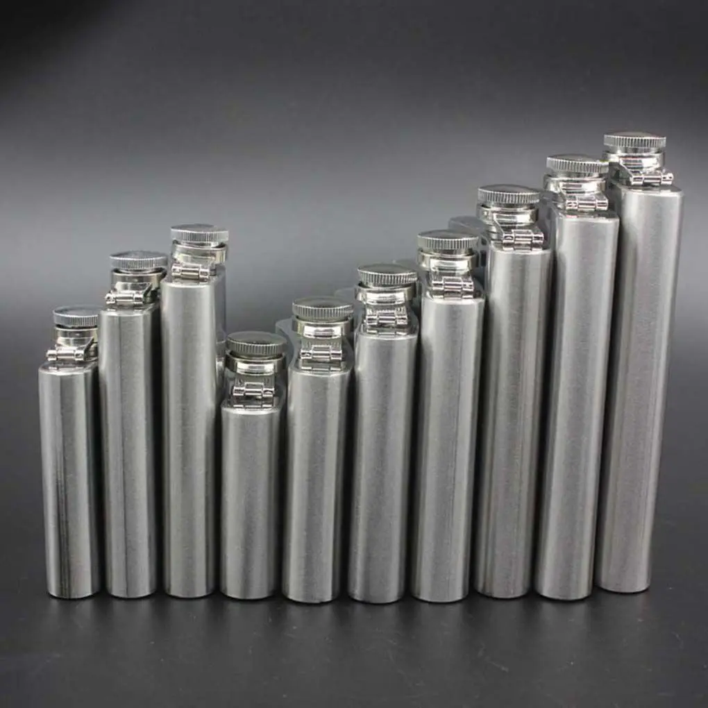 プラスチック蓋ステンレス鋼ヒップフラスコフラゴンポータブルワインウイスキーポットボトルドリンクウェア酒飲み用