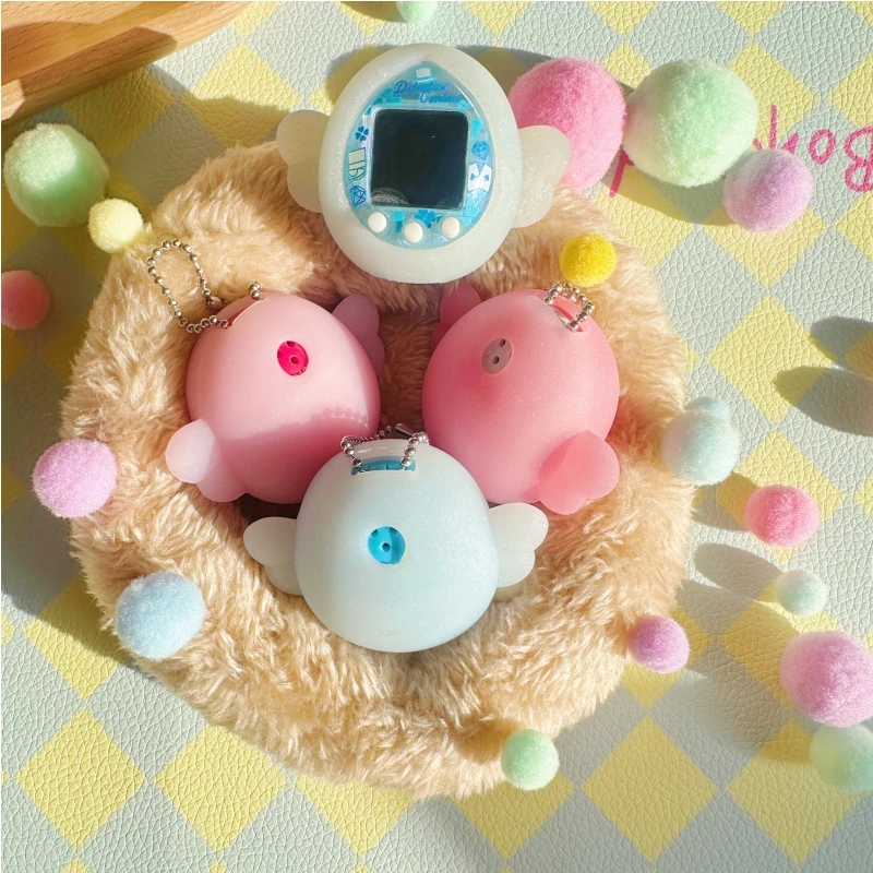 New Tamagotchi Nano Silicone Nano Angel And Devil Protective Set Conan Limited Edition With Charging Port Tamagotchi Ornament