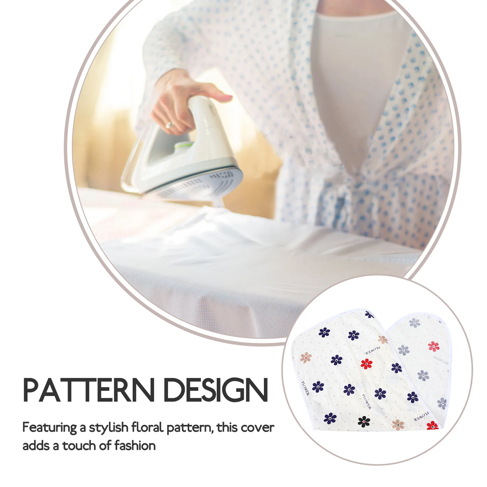 

Ironing Board Cover Non-Slip Cotton Fabric Stylish Floral Design Fits Most Ironing Boards Reliable Performance Easy to