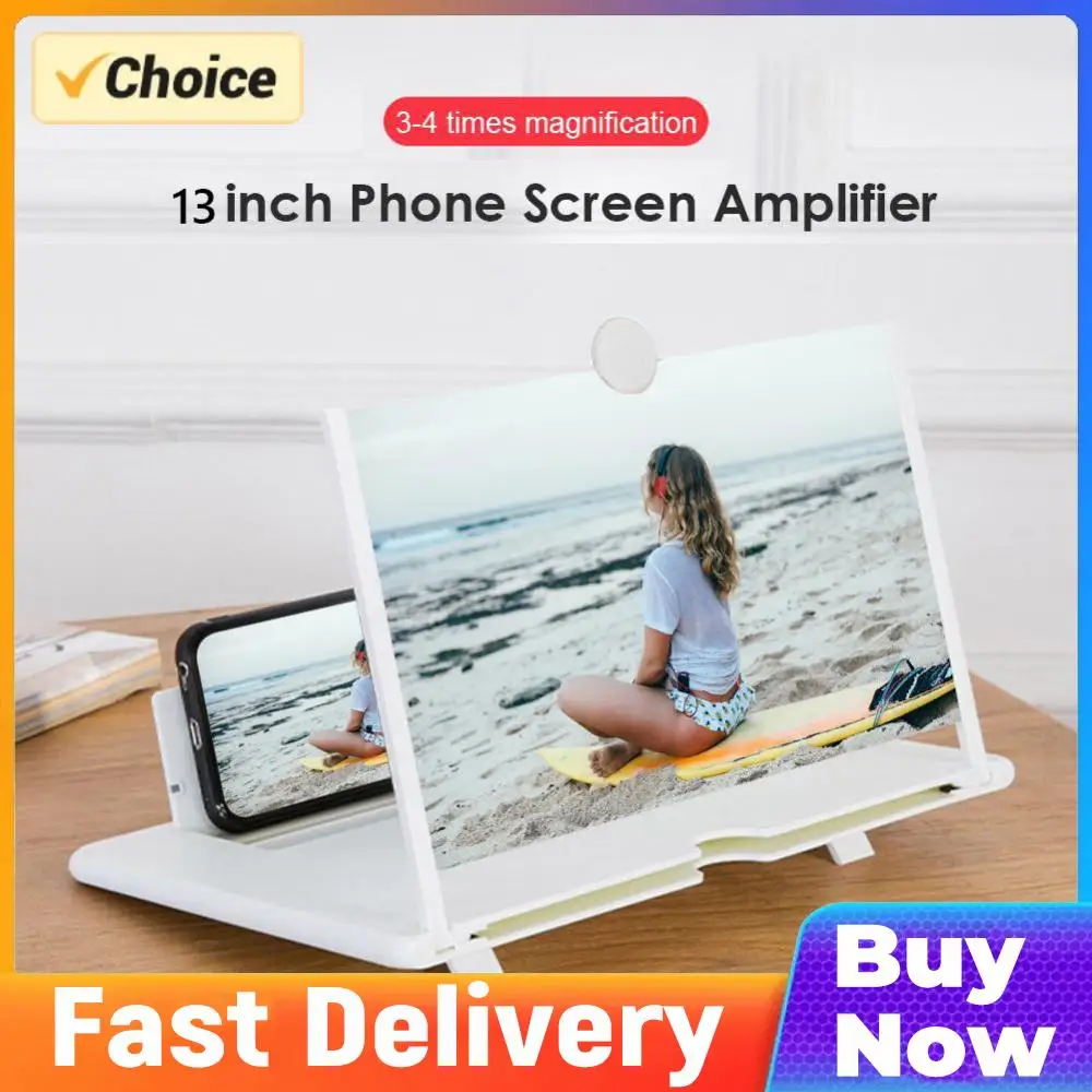 

Складная подставка-увеличитель для видео, 10-дюймовый 3D-увеличитель экрана мобильного телефона, увеличитель для просмотра фильмов