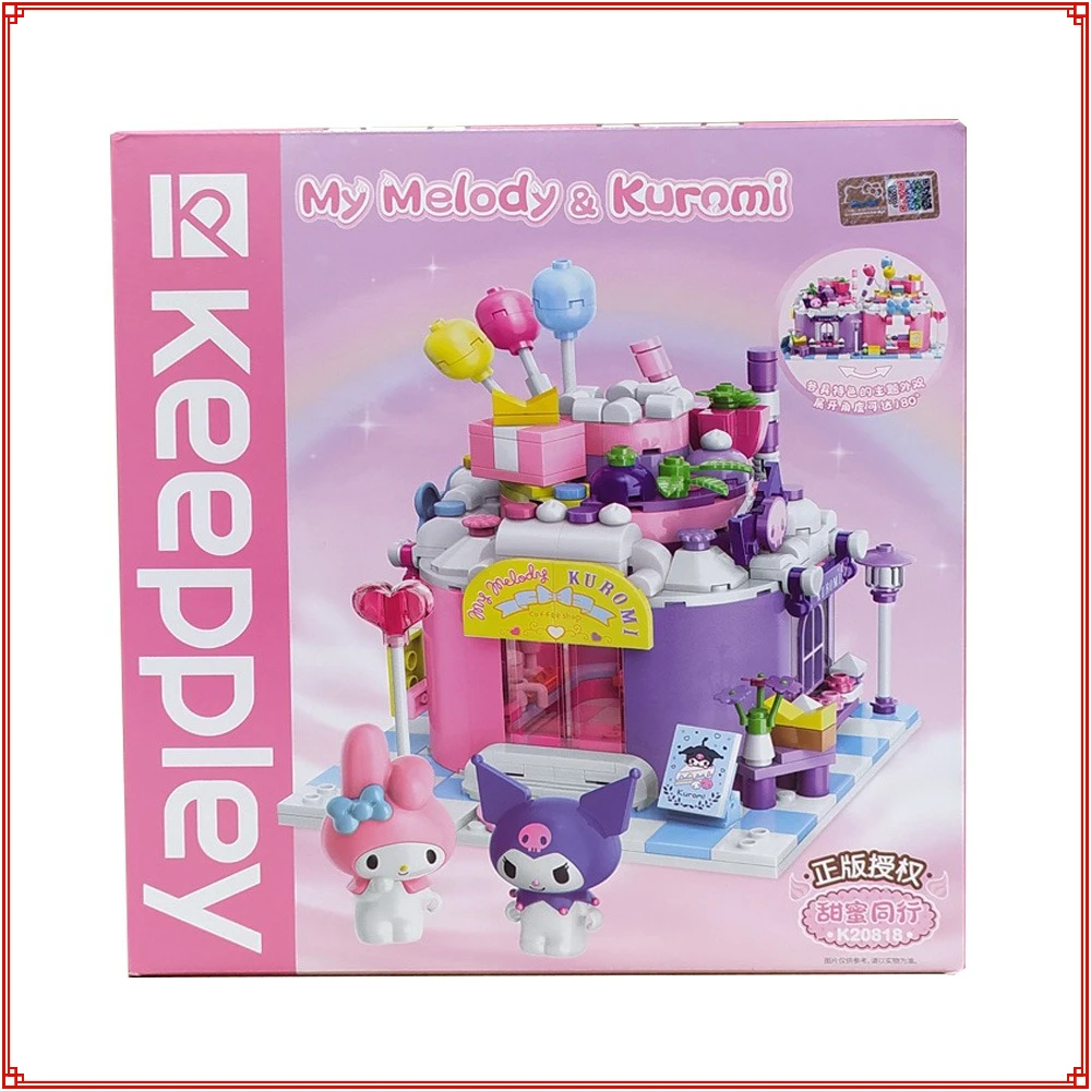 

Original Keeppley Anime Cartoon Cake Cup Model DIY Assembled Building Blocks Desktop Ornament Puzzle Toy Children Birthday Gift