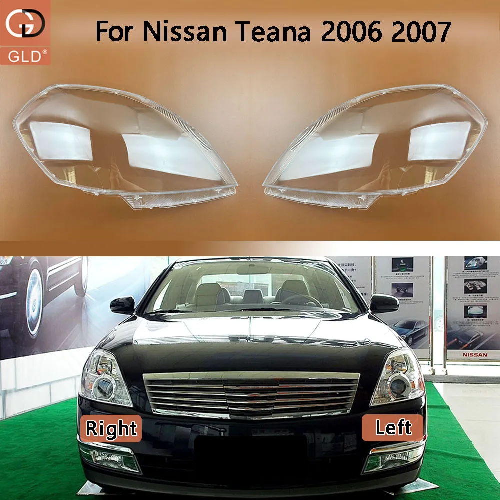 

Headlight Housing Shell Lamp Shade For Nissan Teana 2006 2007 Lens Transparent Headlamp Cover Plexiglass Auto Replacement Parts