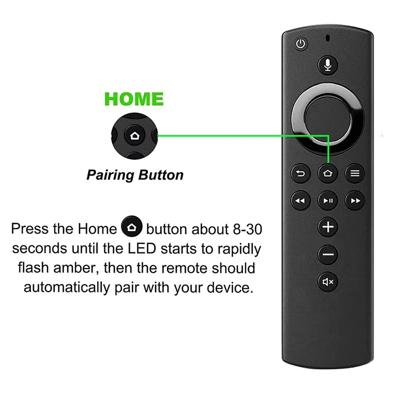 L5b83h Ersatz-Sprach fernbedienung (2gen) passend für amz 2nd gen fire smart tvs stick,