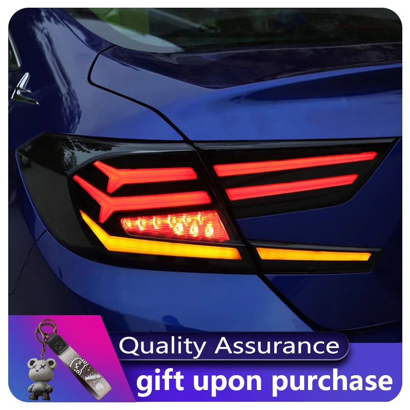 

Автомобильные фары для Honda Accord G10 G10.5 2018-2023, новый стиль, задний фонарь DRL, динамический светодиодный указатель поворота, аксессуары для инструментов