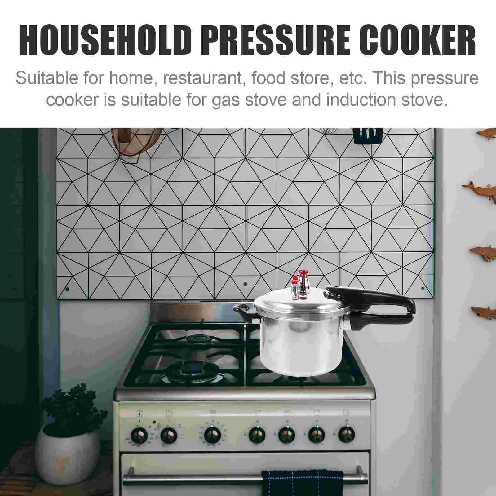 Pressure Cooker Cooking High Handler Euro Small Home Stove Top Induction Pot Gas