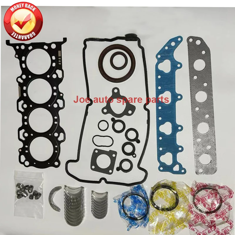 

K10A Z10XEP Engine Full gasket set kit crankshaft connecting rod bearing piston ring for Suzuki WAGON R R+ EM MA61 1.0L