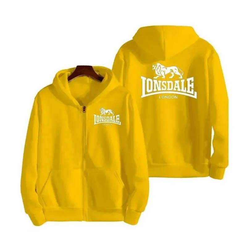 قميص بقلنسوة عصري جديد مطبوع للخريف والشتاء بسحاب كاجوال مريح على طراز الشارع للرجال والنساء