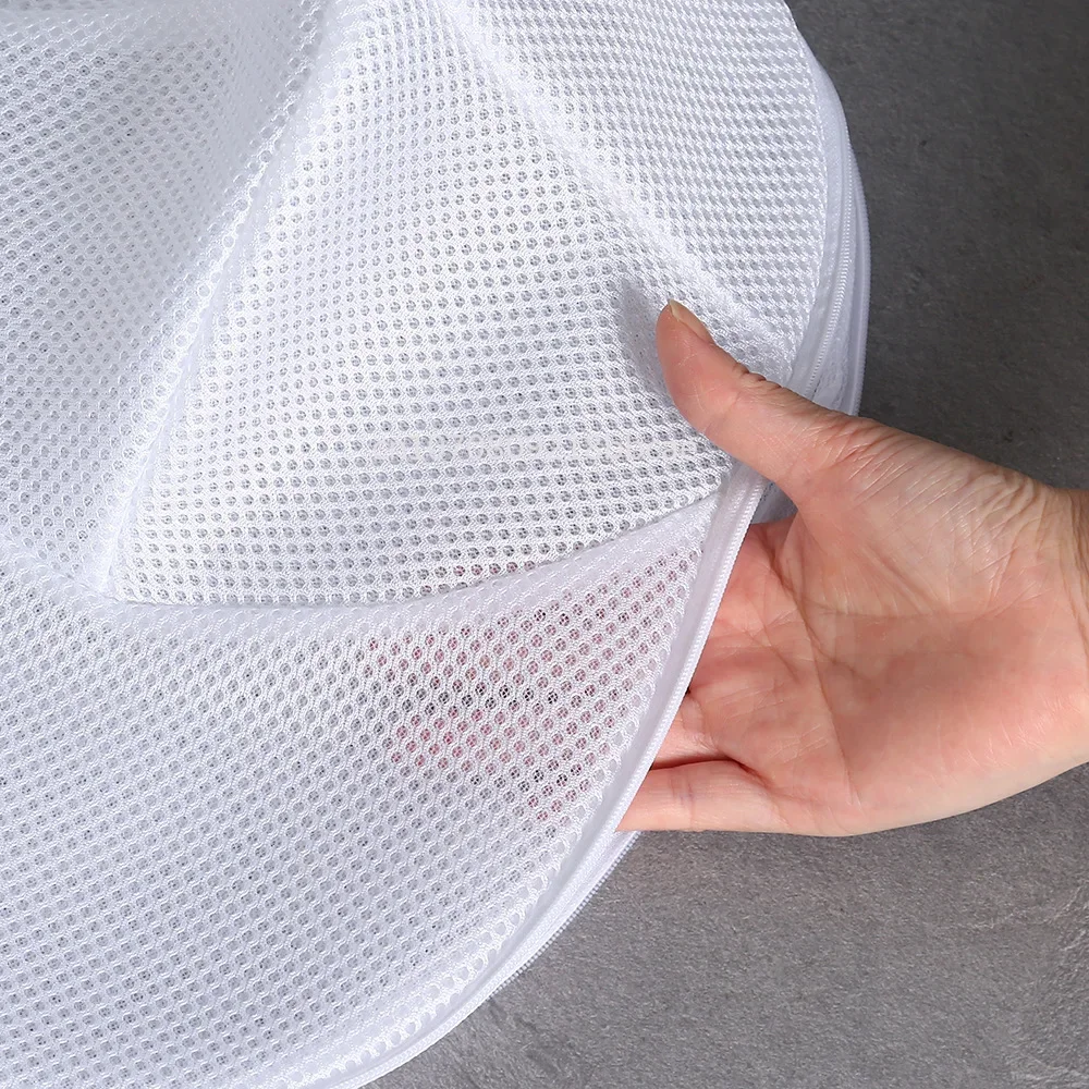 1PC Hat Wash Protector Baseball Cap Cleaner Laundry Bag Wash Hat Bag washing machine mesh bag