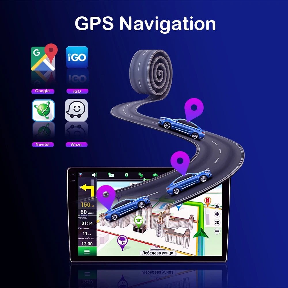 شاشة دقة 2000*1200 سيارة نظام أندرويد GPS راديو مشغل وسائط متعددة Carplay لتويوتا كامري الولايات المتحدة الأمريكية الطبعة 2015 - 2017