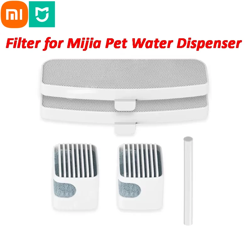 

Xiaomi MIJIA Smart Pet Диспенсер для воды Набор фильтров Питьевой фонтанчик Автоматический бесшумный диспенсер для воды Набор фильтров для стерилизации