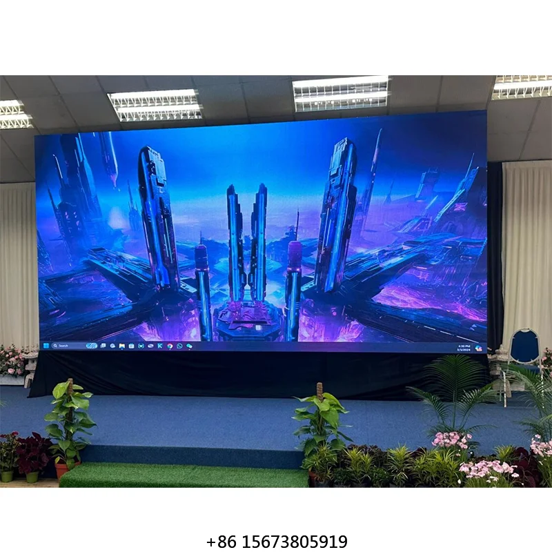 HD Indoor Led Screen 3x3 Led Video Wall System Microled Video Wall Panel Micro Led Cob P0.9 P1.25 P1.5 4k Video Walls
