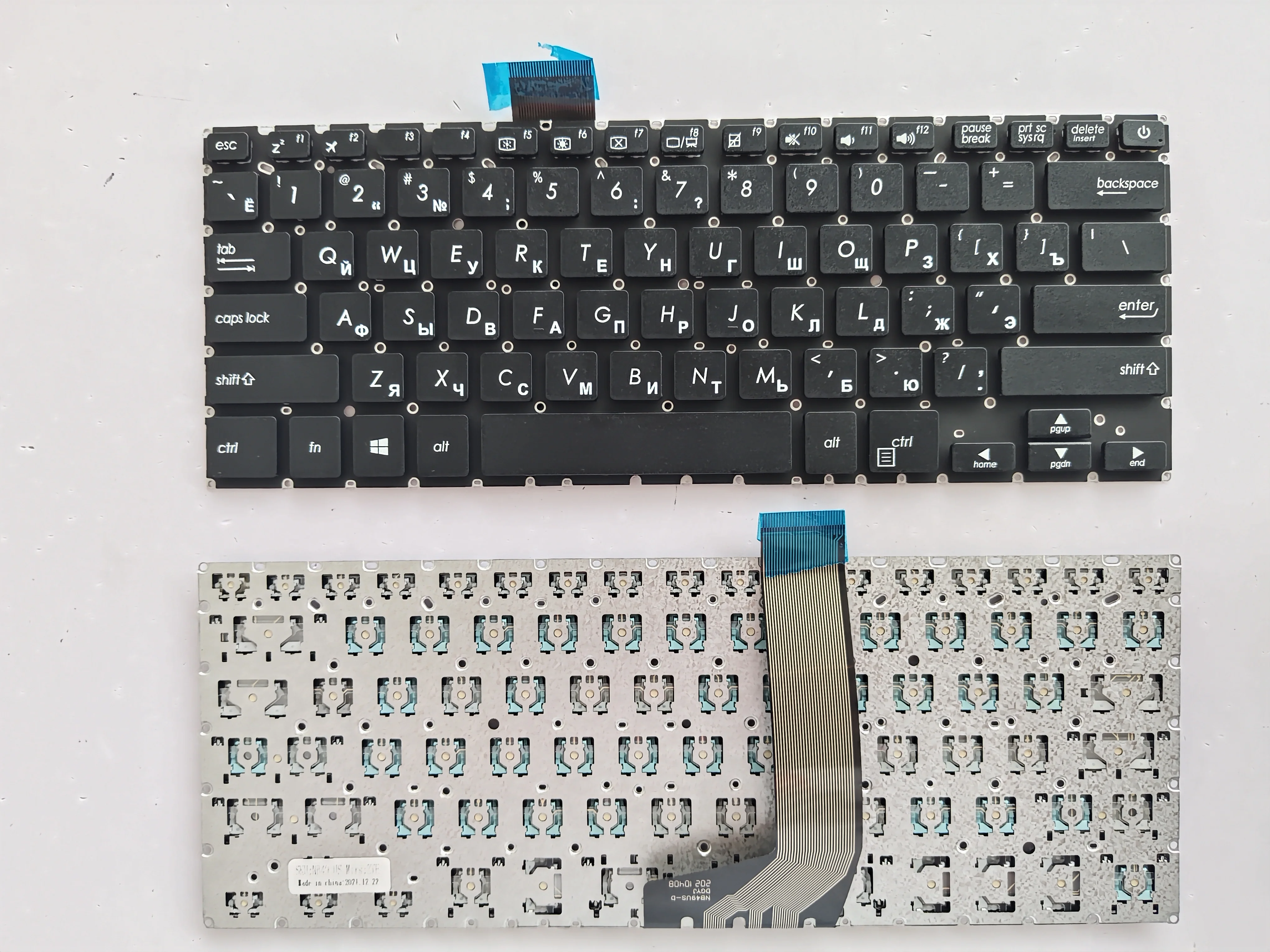 RU Layout for Asus Vivobook 14 S4000U X405U X405UQ X405UA X405UR X405 Laptop Keyboard