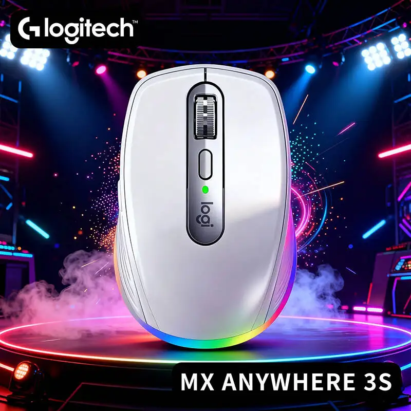 

Компактная мышь Logitech MX Anywhere 3S, эргономичный дизайн, перезаряжаемая, с быстрым прокруткой для портативных ПК Mac
