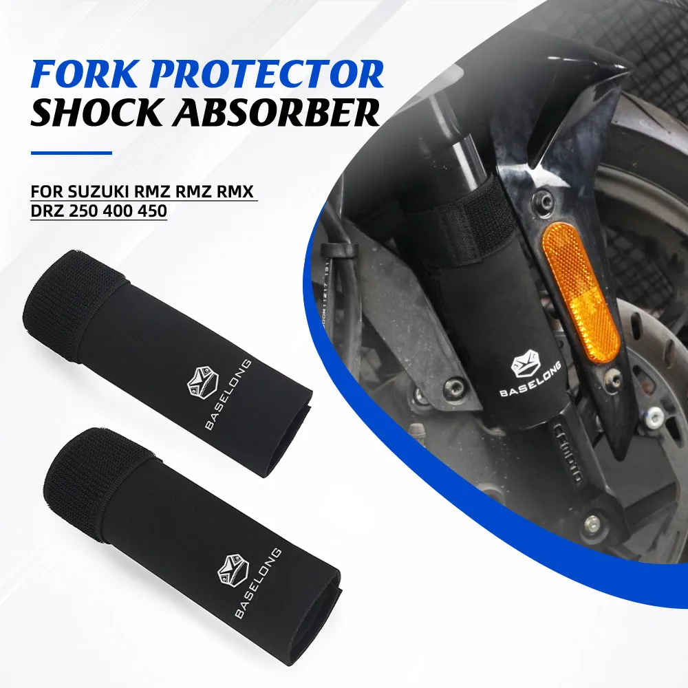 

For Suzuki RMZ RMZ RMX DRZ 250 400 450 Motorcycle Accessories Front Fork Protector Shock Absorber Guard Wrap Cover Fork Skin