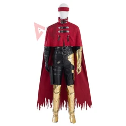 Final Fantasy 7 Vincent Valentine Cosplay Costume Shirt Pants Cloak Gloves Belt Boots To Choose For Party Game Custom Made