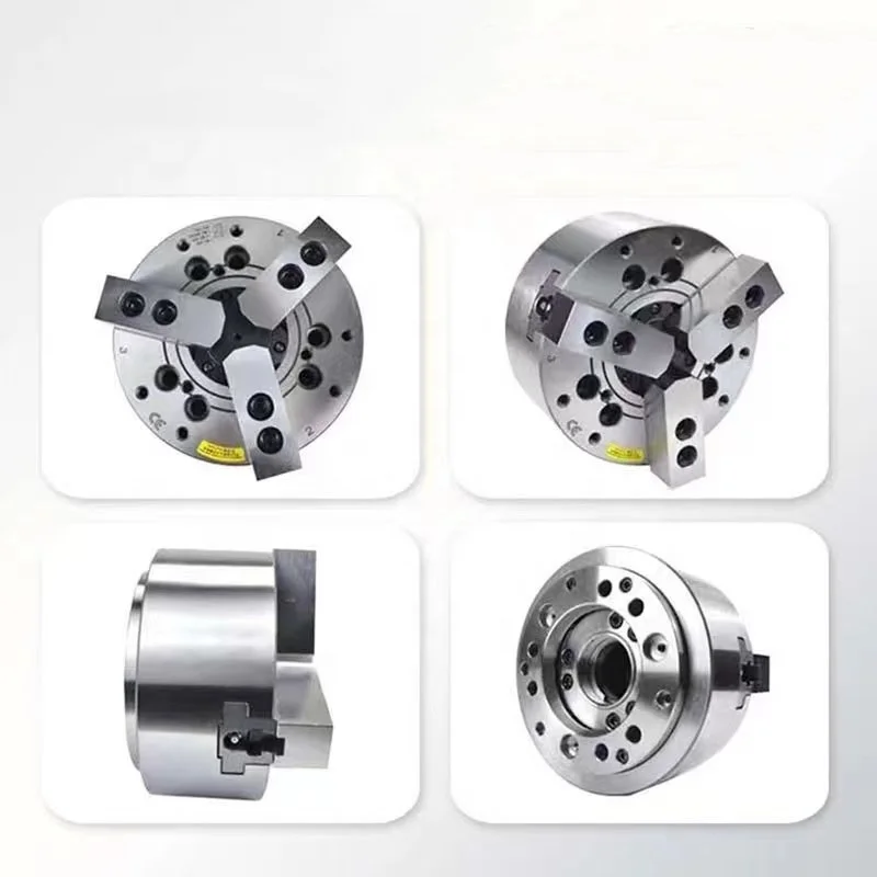 New Full Set Of Chuck Three Claws In StockOriginal Standard 6-inch Hollow Solid Hydraulic Chuck Wholesale