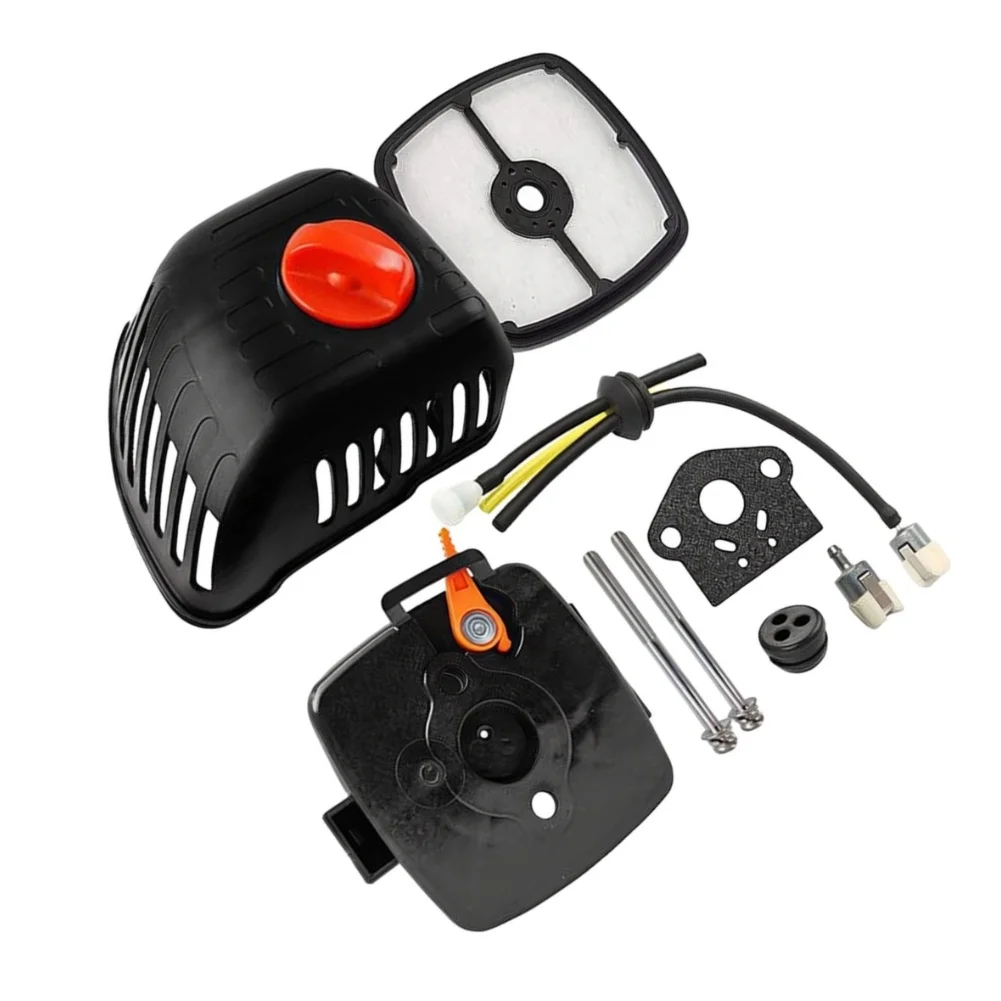 For Brush Cutter Fuel System Maintenance Air Filter Cover Kit Comprehensive Replacement Components Easy Installation Kit