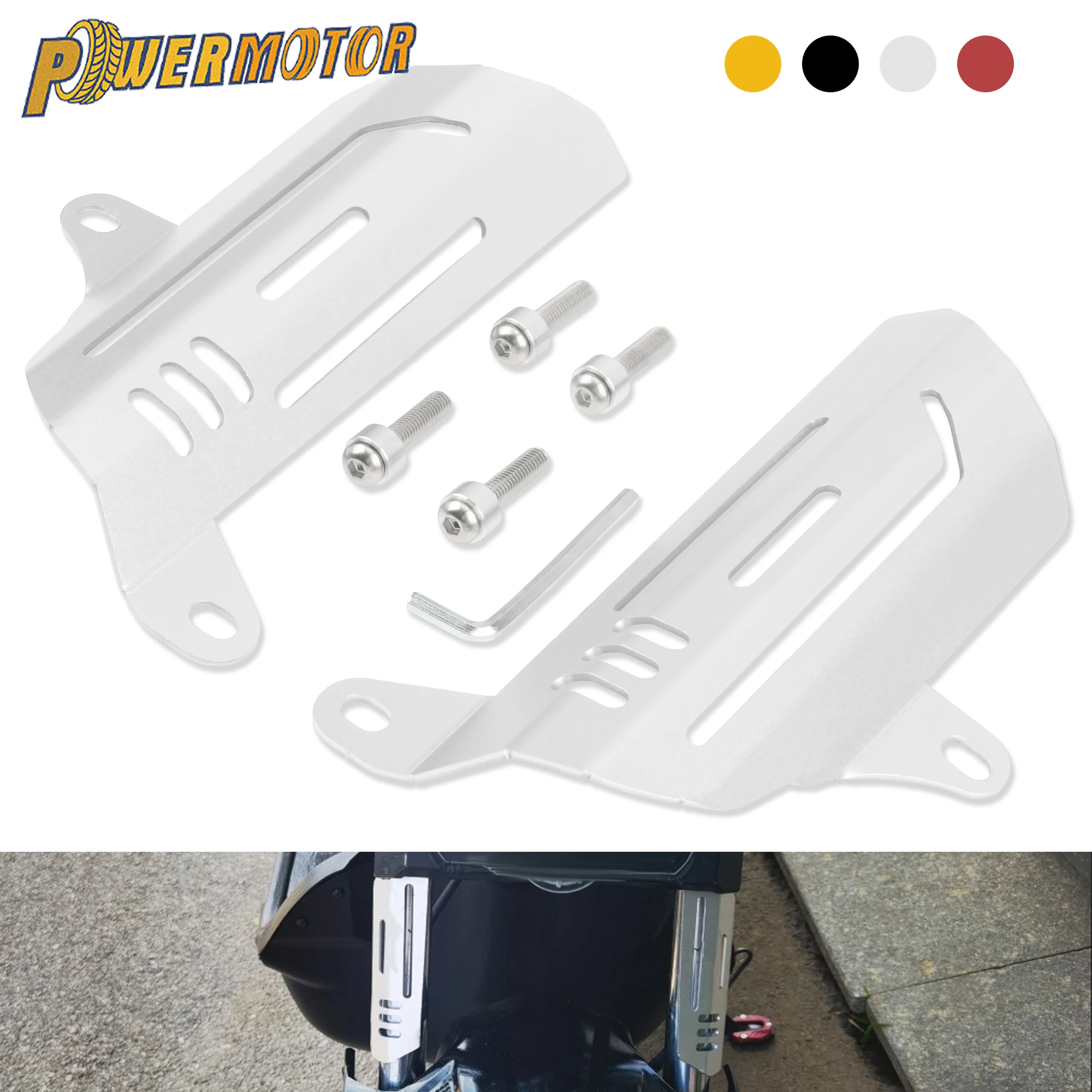 

Motorcycle Front Fork Guards Shock Absorber Protection Cover For Honda ADV350 ADV 350 2022 to 2025 Scooter Frame Protector Parts