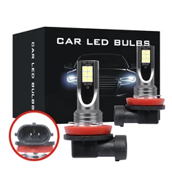 2Pcs H8 H11 LED Bulb H16 JP 9005 HB3 9006 HB4 Led Lamp Super Bright Car Fog Lights Day Driving Running Light 12V 6000K White