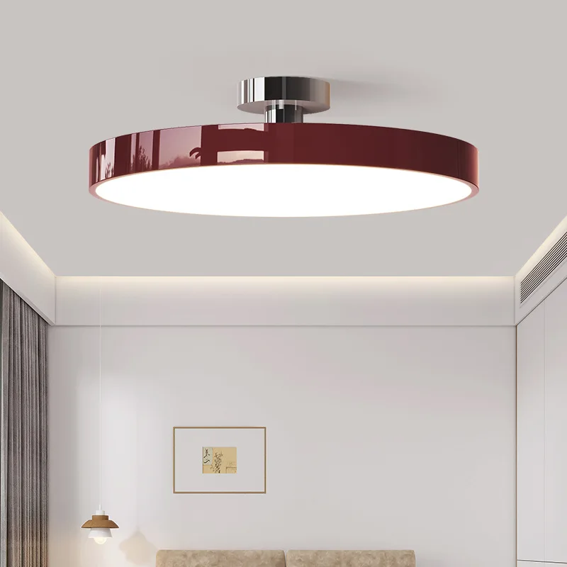 

Nordic Cream Style Creative Pendant Modern Eye Protection Ceiling Lamp Living Room Restaurant Bedroom Simple LED Ceiling Light