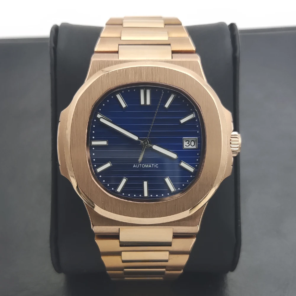 Luxury Stylish 4-color Men's Automatic Business Mechanical Watch, NH35 Rose Gold Luxury Watch, Sapphire Glass