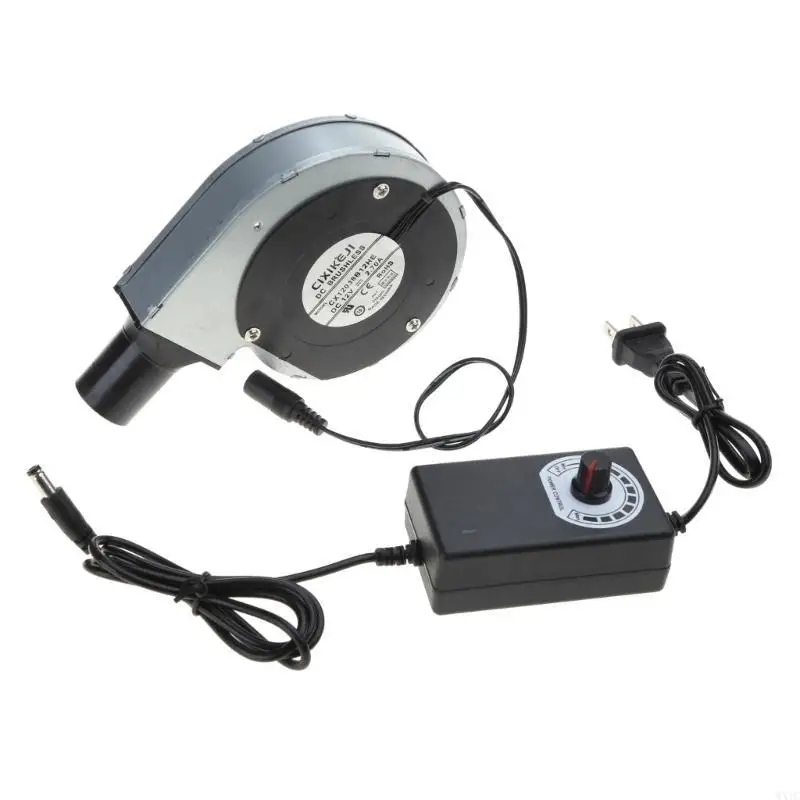 

WXTC 25W Brushless Blower 3.3cm Diameter Air Duct Ourdoor Cooking Fan