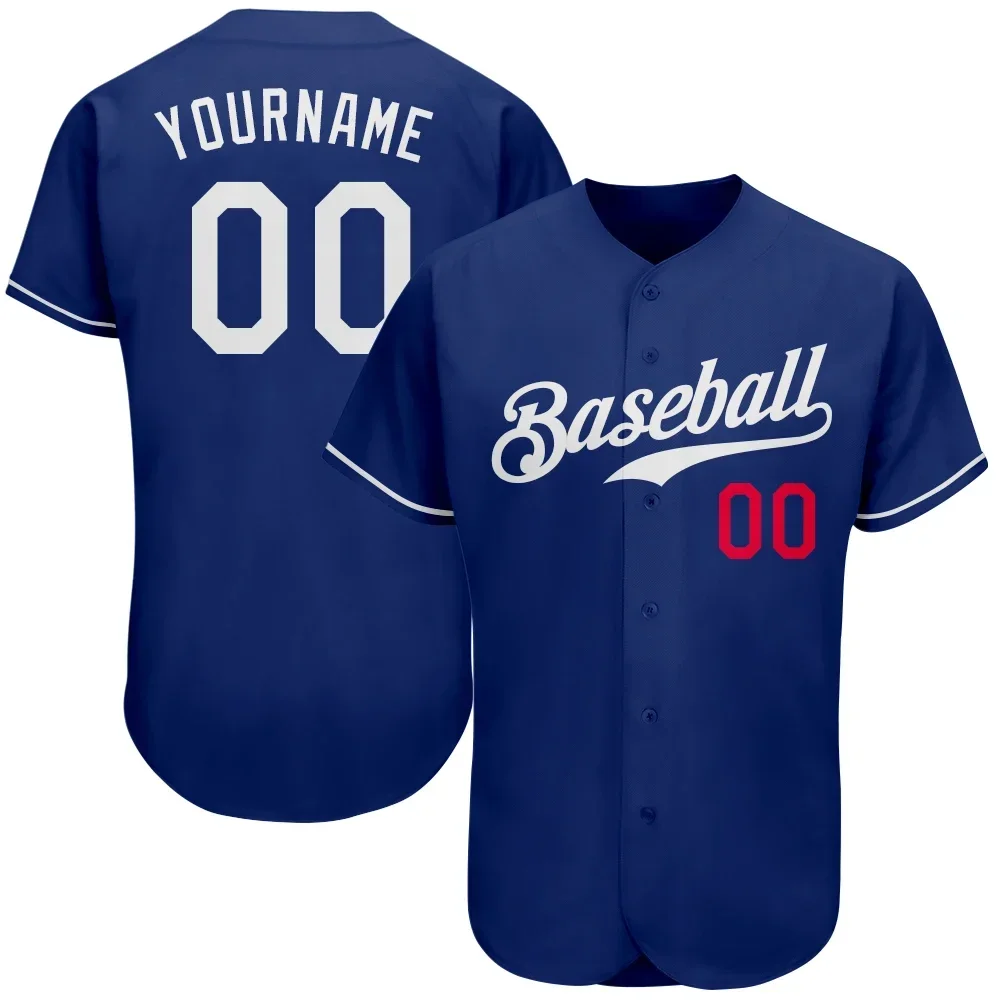 Camiseta de béisbol personalizada para parejas, camiseta de béisbol transpirable de secado rápido, camiseta de entrenamiento de juegos de Softbol para hombres y mujeres, blusa de béisbol