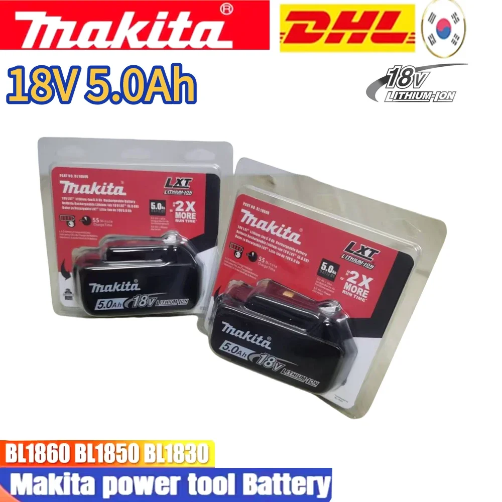 

New packaging original Makita tool 18V 5/6/Ah rechargeable battery, charger, quality assurance, long battery life, fast charging